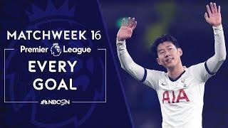 Every Premier League goal from Matchweek 16 | NBC Sports