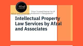 Protect Your Intellectual Property | Afzal and Associates – Expert IP Law Services in Bangladesh