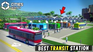 Building Cities Skylines 2.0 NEW Bus Station | Cities Skylines 2 Gameplay