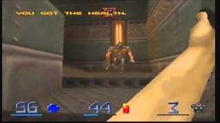 Quake II (N64) Central Complex in 1:04 (IGT)