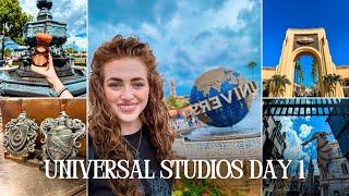 UNIVERSAL STUDIOS DAY 1 | Trying Pumpkin Juice, Annual Pass, What's In My Park Bag? |SOPHIE FAY HART
