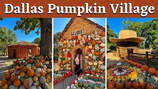 DALLAS ARBORETUM PUMPKIN VILLAGE 2024: TEXAS TOWN