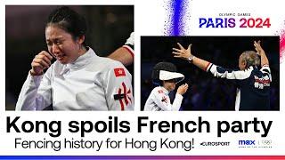 HISTORY FOR HONG KONG!  | Paris 2024 Olympics - Women's Epée Individual Final | #Paris2024