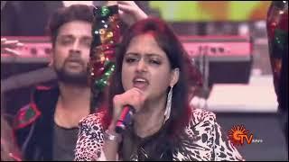 Thalapathy. song live performance.   Harika Narayana & thalapathy & en idhaya