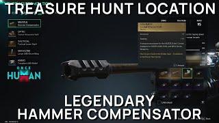 Once Human - Legendary Hammer Compensator Location - Accessory - Red Sands - Treasure