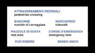 PATENTE B IN ENGLISH CAPITOLO LA STRADA English-Italian VOCABULARIES   @MarwinDT @KobbyDT @CeDEng