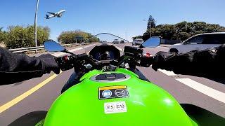 Bought My First Motorcycle! 2022 Kawasaki Ninja 650 | POV Beginner Rider Home From Dealership