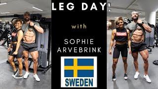 Leg Day with Sophie Arvebrink in SWEDEN Gym