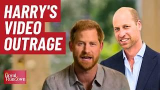 Prince Harry's Video Sparks Controversy, Overshadows Prince William's Major Milestone | Royal Family