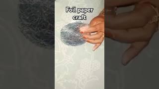 Plastic Box Decoration ideas use silver foil paper#shorts#foilpaper #viralvideo#SilverFoilCraft