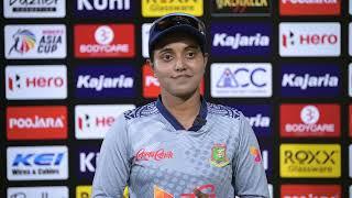 Nigar Sultana, Bangladesh Captain | Bangladesh v Thailand | Post Match Interview | Women's Asia Cup