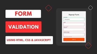 Form Validation using JavaScript