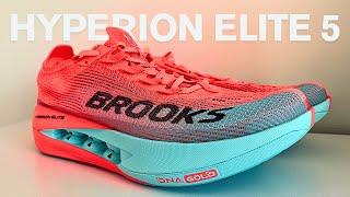 Is Brooks Hyperion Elite 5 the FASTEST Race Day Shoe?