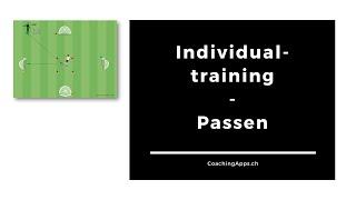 Fussball Individualtraining: Passen