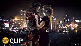 Tony Stark & Pepper Potts - Rooftop Kiss Scene | Iron Man 2 (2010) Movie Clip HD 4K