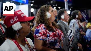 Trump supporters wear bandage on ear 'in solidarity' at RNC