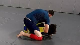 Friday Rolls - 10-13-23 - Bob vs Jared 1 - Brown Belt vs Purple Belt - BJJ