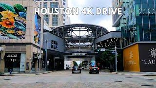 Houston 4K Driving Tour | Drive Through Downtown Houston