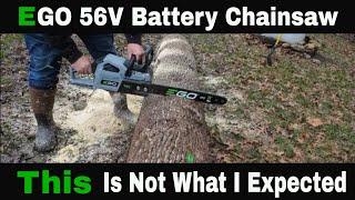 Unbeatable Performance: My Favorite Battery Chainsaw Ever - Ego 56v 20 Inch Chainsaw Review #365