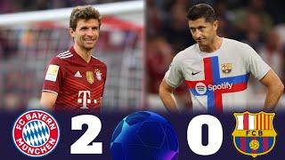 مباراة مجنونة ● برشلونة وبايرن ميونخ 0-2 دوري ابطال اوروبا 2022 وجنون [حفيظ الدراجي] 4K