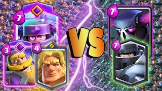 PEKKA + MEGA KNIGHT Vs EVOLVED KNIGHT TEAM - Clash Royale