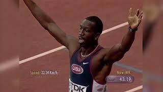 Michael Johnson Sevilla 1999: Men's 400m world record