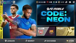 CODE NEON NEW MAIN EVENT IN FC MOBILE AFTER TOTY!! CODE NEON FOR THE CLUB EVENT FC MOBILE 25!