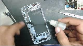 destroyed iphone 14 plus swap everything to the new housing frame