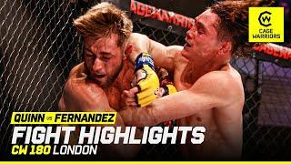 HUGE UNDERDOG UPSET  | Giovanni Fernandez vs. Jimmy Quinn | CW 180 London Fight Highlights