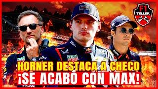 ¡Red Bull TOMA DECISIÓN IMPACTANTE sobre Max  después de sus  COMENTARIOS! | Horner destaca a Checo