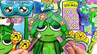 Rescue SPRUNKI Vineria  Blind Bag ASMR | Squishy Paper Nail & Skincare & Make Up DIY | INCREDIBOX