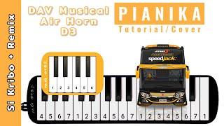 Si Kribo Tutorial Pianika Telolet Basuri DAV D3