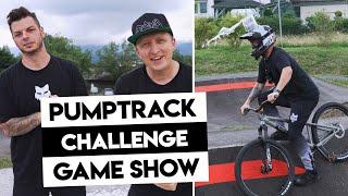 DIE PUMTRACK CHALLENGE GAMESHOW | PART 1 | Mit dem DH im Pumptrack? Ohne Kette? Mit Wasser?