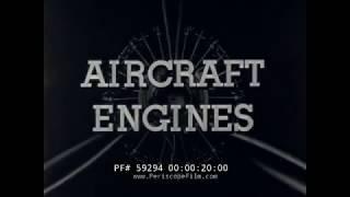 WWII PISTON AIRCRAFT ENGINE TYPES, MECHANISM & OILING SYSTEMS  TRAINING FILM  59294