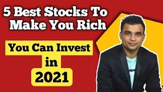 Best 5 Stocks for long term | Invest in these stocks for 100% profit | CA Pritish Burton