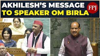 'Hope MP Suspensions Not Repeated': Akhilesh's Sarcastic Message To Speaker Om Birla | Parliament
