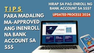 TIPS PARA MADALING MAAPPROVED ANG BANK ACCOUNT NA INENROLL SA SSS | Miss Marj Vlogs