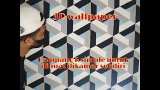 3D wallpaper | 3D wallpainting | 3D Design | 3D Paint | Lebih gampang untuk membuat sendiri