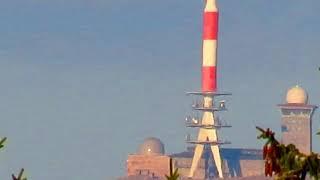 Den Brocken im Oberharz rangezoomt