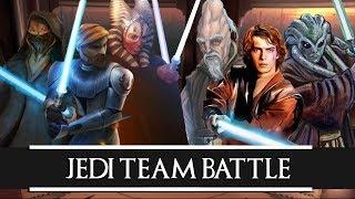 Versus Series: Plo Koon + Obi Wan Kenobi + Shaak Ti VS Ki Adi Mundi + Anakin Skywalker + Kit Fisto