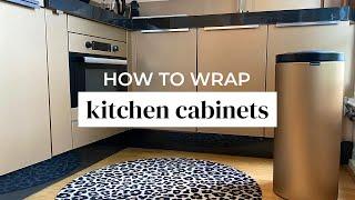 TUTORIAL: How to WRAP KITCHEN CABINETS with Cover Styl' Adhesive films?