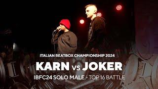 KARN vs JOKER | IBF CHAMPIONSHIP 2024 | SOLO MALE | Top 16