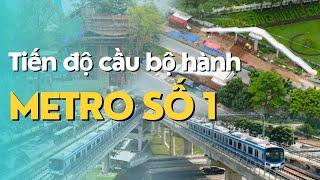 Tiến độ các cầu bộ hành tuyến Metro số 1 | Tàu điện Bến Thành - Suối Tiên | Saigon71