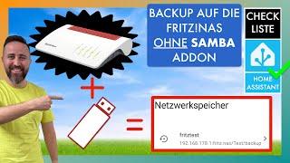 Home Assistant Backup auf FRITZ!NAS ohne SAMBA Add On - Anleitung