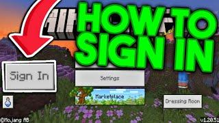 How To Sign In Minecraft Bedrock Edition 2025! - Xbox, IOS, Android, Windows, PS5, Switch