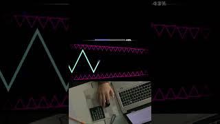 IMPOSSIBLE Spam with Handcam #geometrydashshorts #spam #handcam