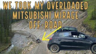 Testing the limits of a 2014 Mitsubishi Mirage with a cvt.