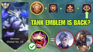 TRY THIS TANK EMBLEM FOR MINOTAUR!! (META DESTROYER) | FORMER GLOBAL