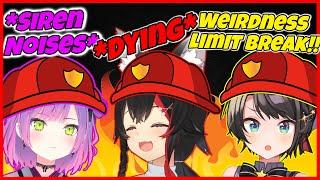 [Hololive] Their Most Unhinged Collab To Date - Firefighting Simulator