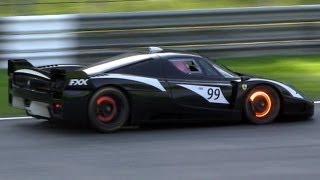 Ferrari FXX Evoluzione PURE SOUND & Glowing Brakes